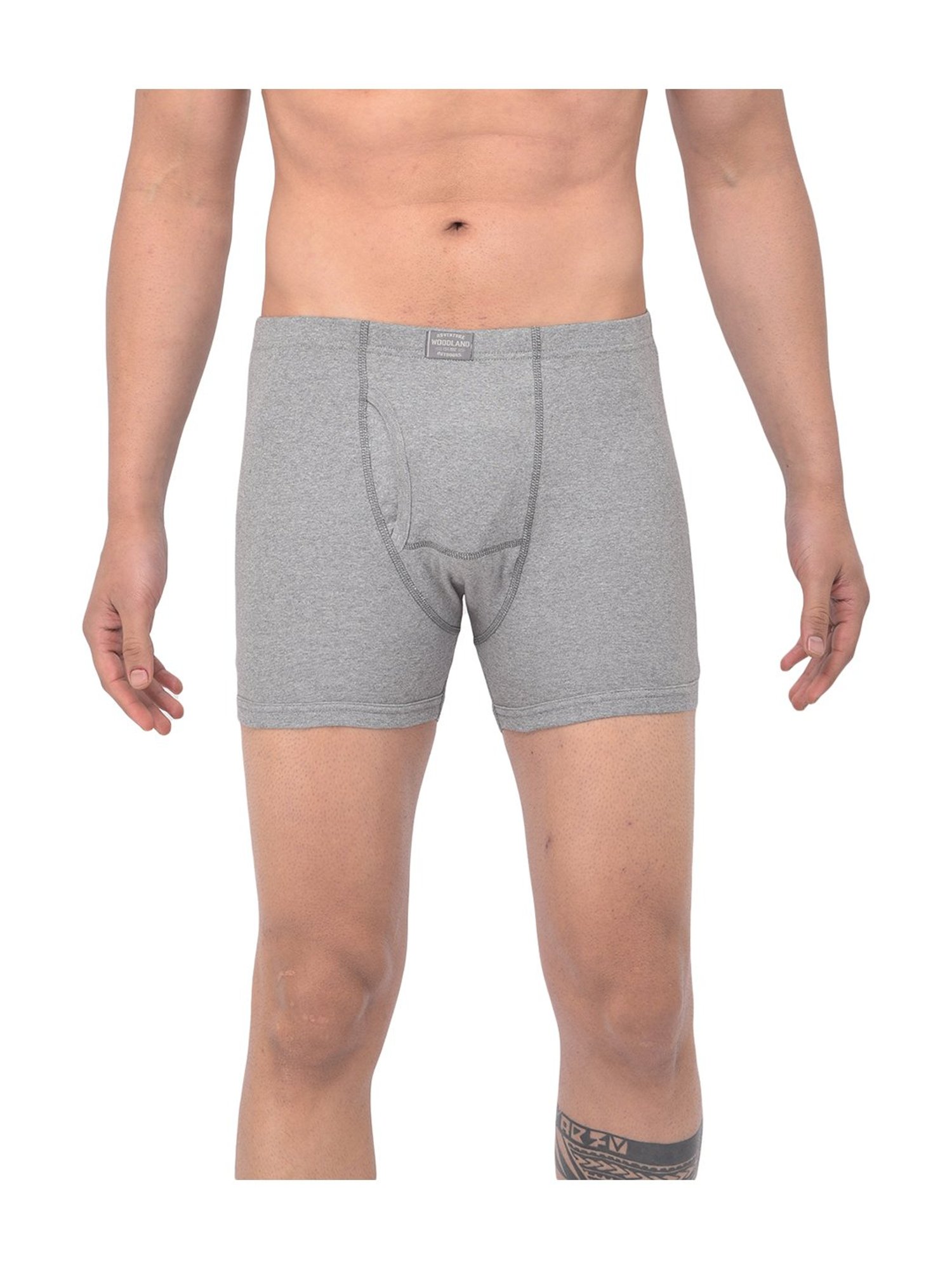 Woodland Light Grey Cotton Trunks