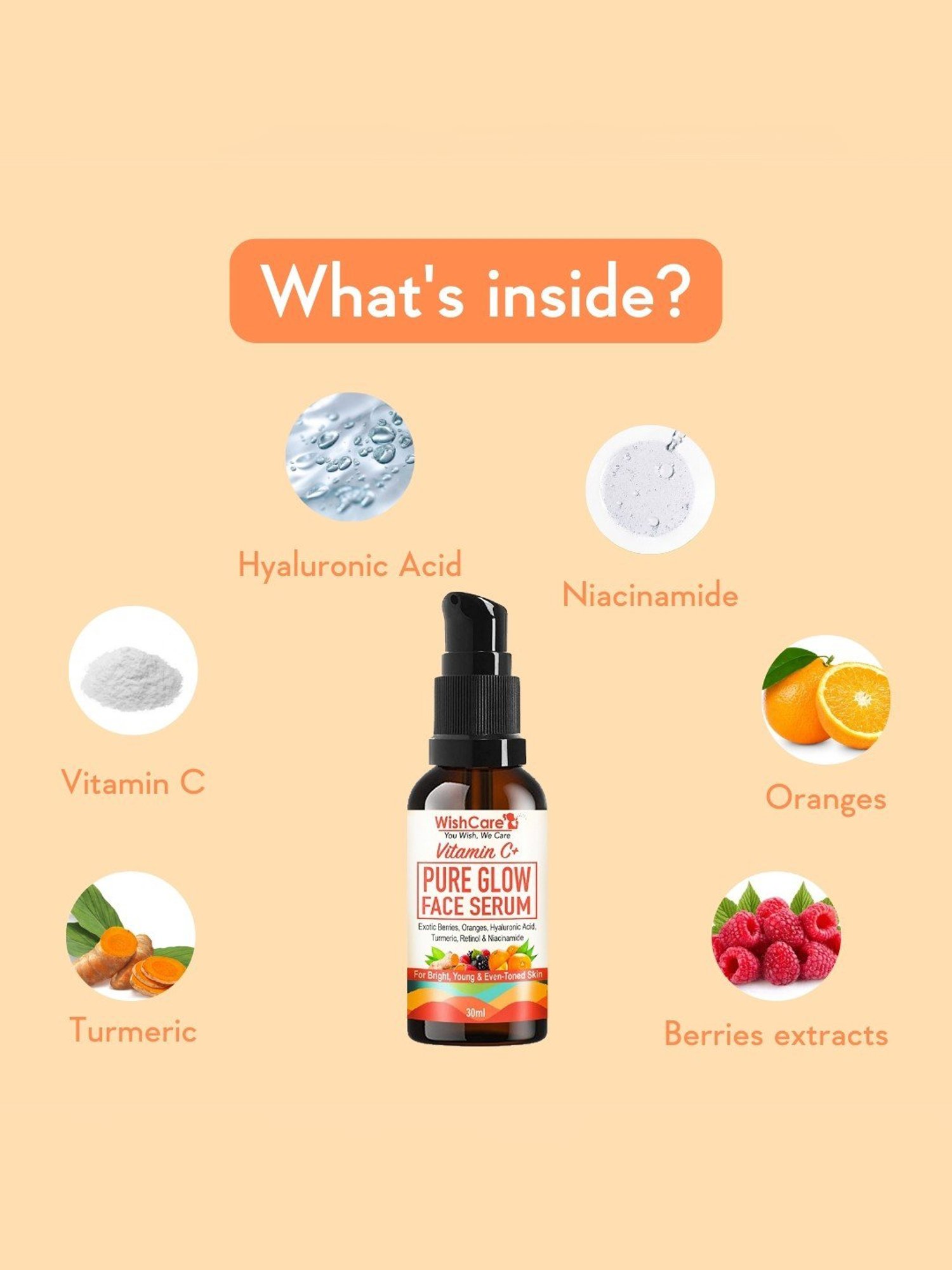 Wishcare Vitamin C+ Pure Glow Face Serum - 30 ml