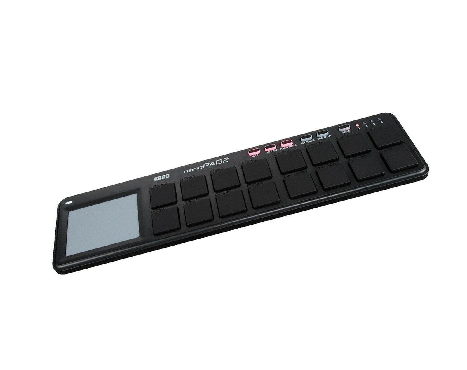 Korg nanoPAD2 Slim-Line USB MIDI Pads - Black Slim-Line USB Drum Pad Controller