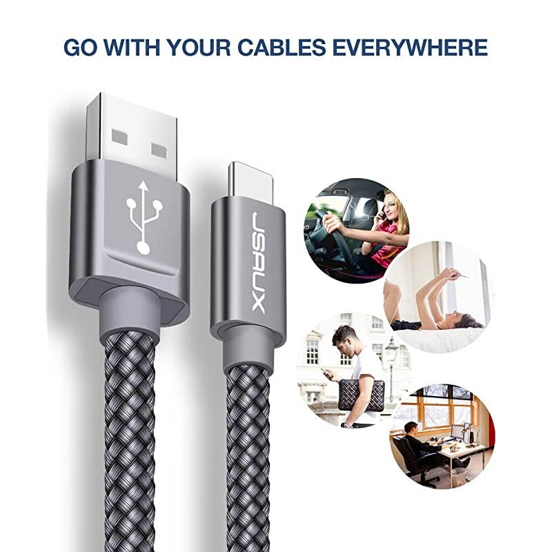 Lightning CableCertified Charger Cable for iPhone4Pack 33FT 66FT Nylon Braided USB Lightning Cable for iPhone X8 Plus87 Plus76 Plus66S Plus6s5iPad and Morered