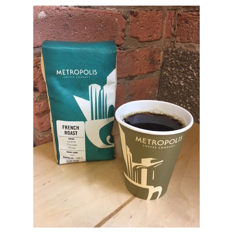 Metropolis Coffee French Roast Dark Roast Whole Bean Coffee - 12oz