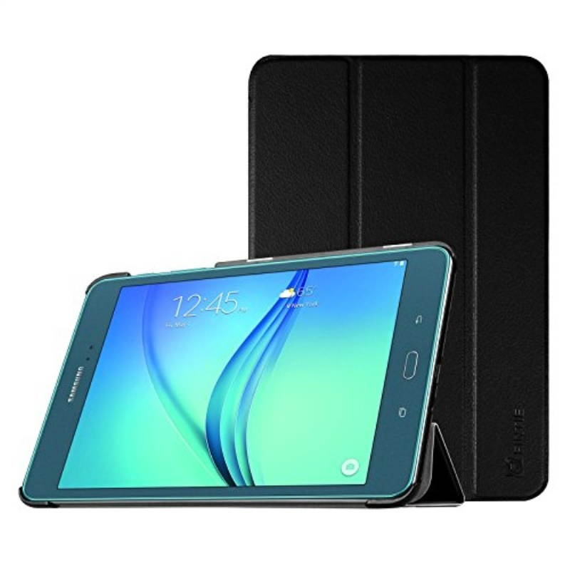 Fintie Samsung Galaxy Tab A 8.0 Smart Shell Case - Ultra Slim Lightweight Stand Cover with Auto Sleep/Wake Feature for Samsung Galaxy Tab A 8-Inch Tablet SM-T350, Black