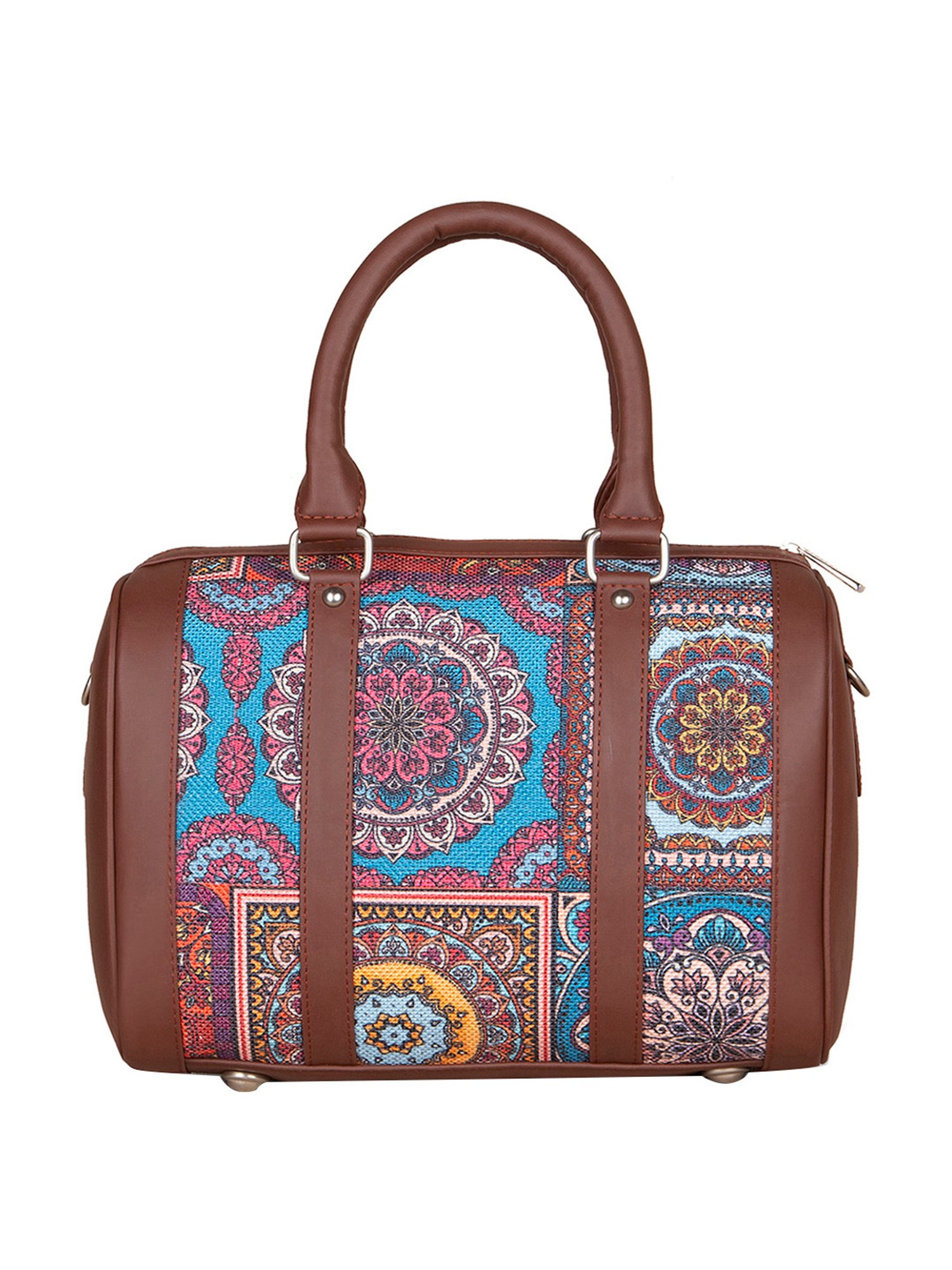 ZOUK Multicolor Printed Medium Handbag
