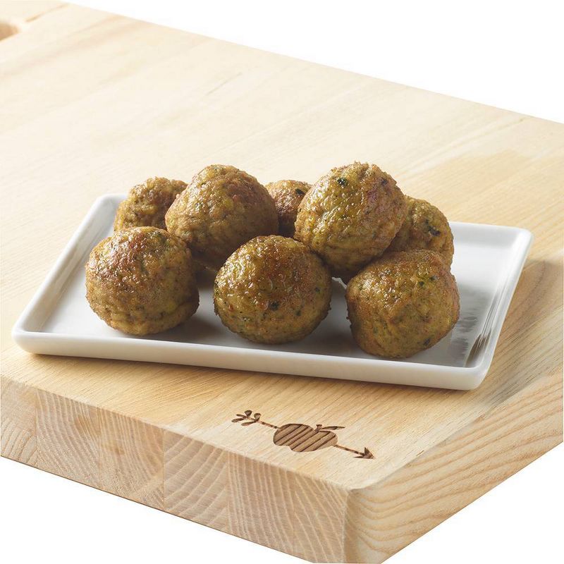 Applegate Well Carved Organic Mediterranean Style Turkey & Vegetable Meatballs - Frozen - 10oz