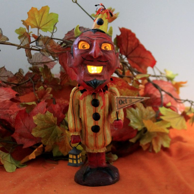 Jorge De Rojas 11.5" Devilish Dave October 31St  Horns Halloween  -  Decorative Figurines