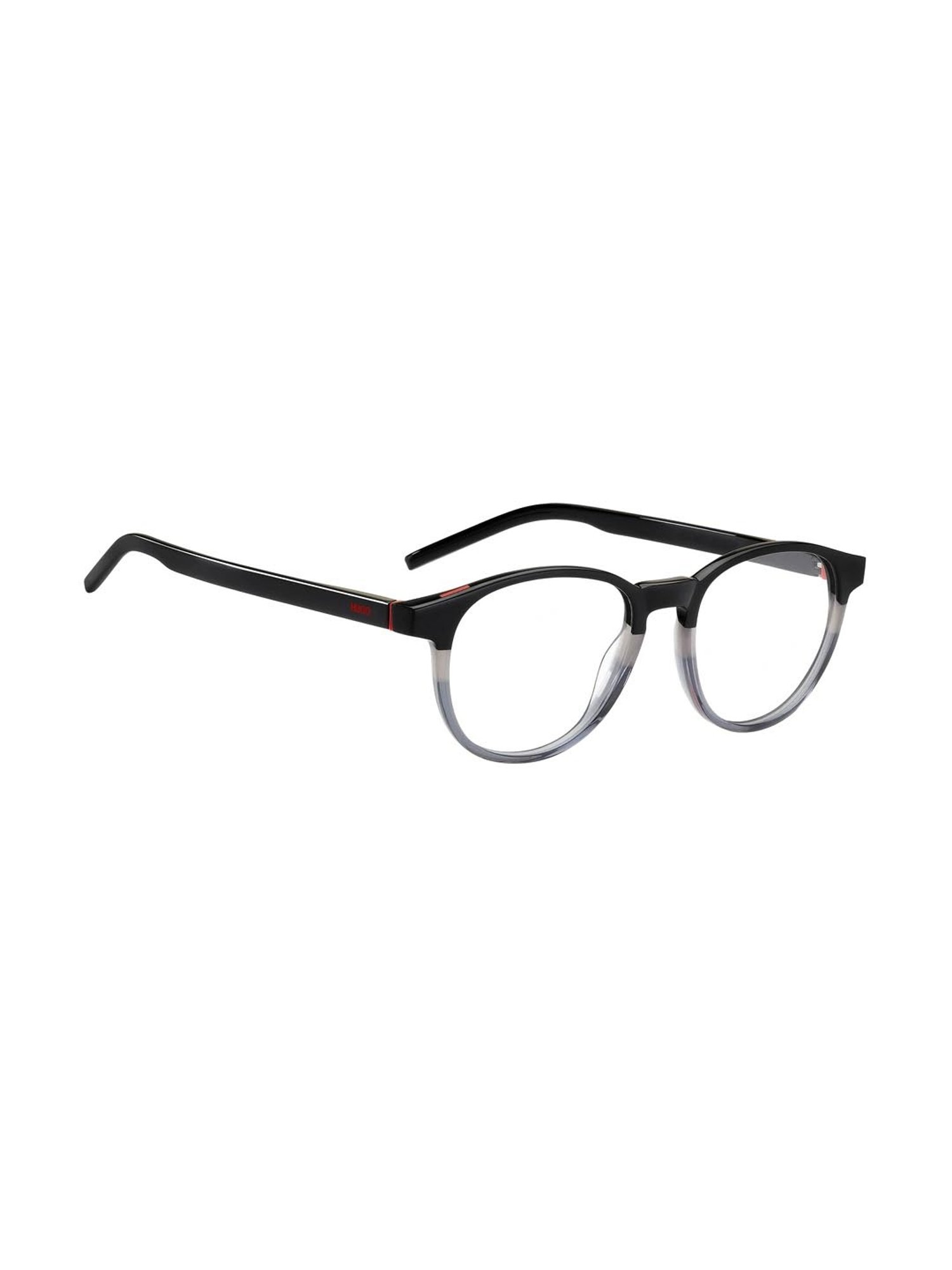 HUGO Black Oval Eye Frames for Men