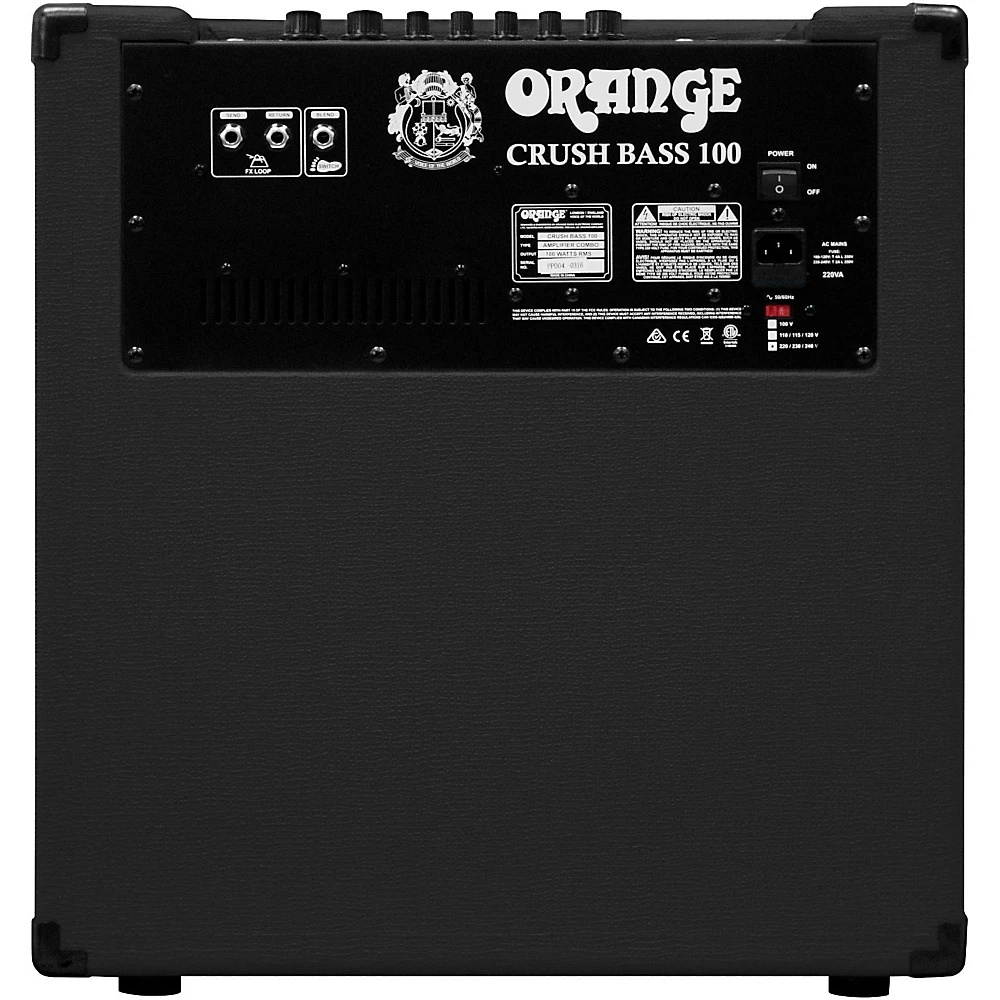 Orange Amplifiers Crush Bass 100 100W 1x15 Bass Combo Amplifier Black
