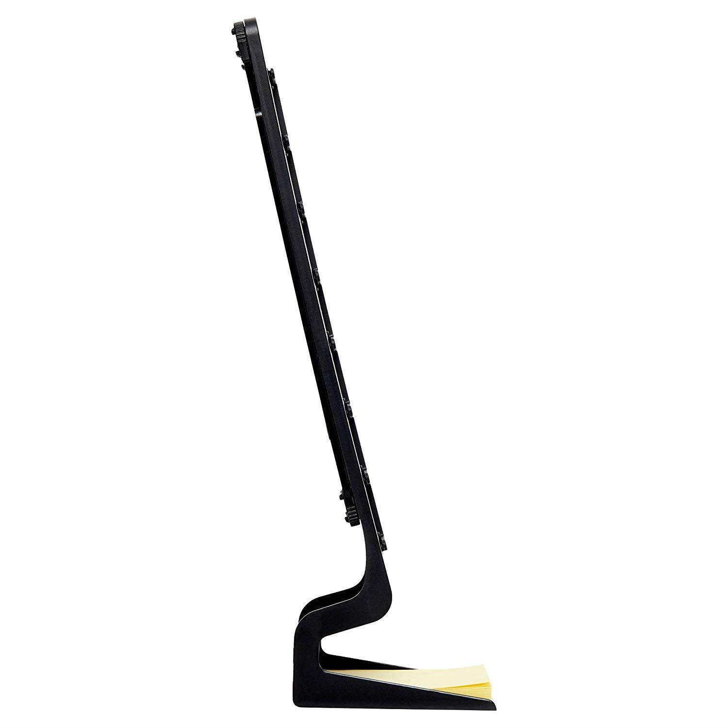 NoteTower Desktop Pro - Sticky Note Organizer & Dispenser + Document Holder - Holds and Displays Copy Paper, Documents, Photos, Sticky Notes and Business Cards (Black)