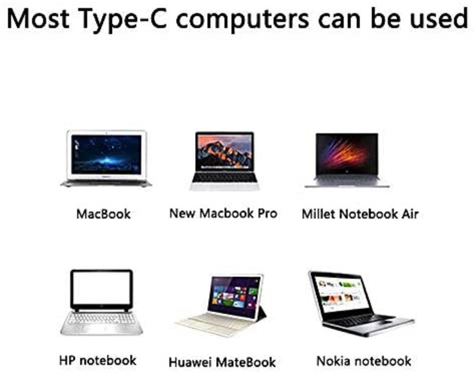 3 in 1 USB C HUB, USB-C to HDMI PD USB 3.0 Adapter for Macbook Chromebook, USB to HDMI Adapter for 4K Monitors Projectors HDTV Audio Display.