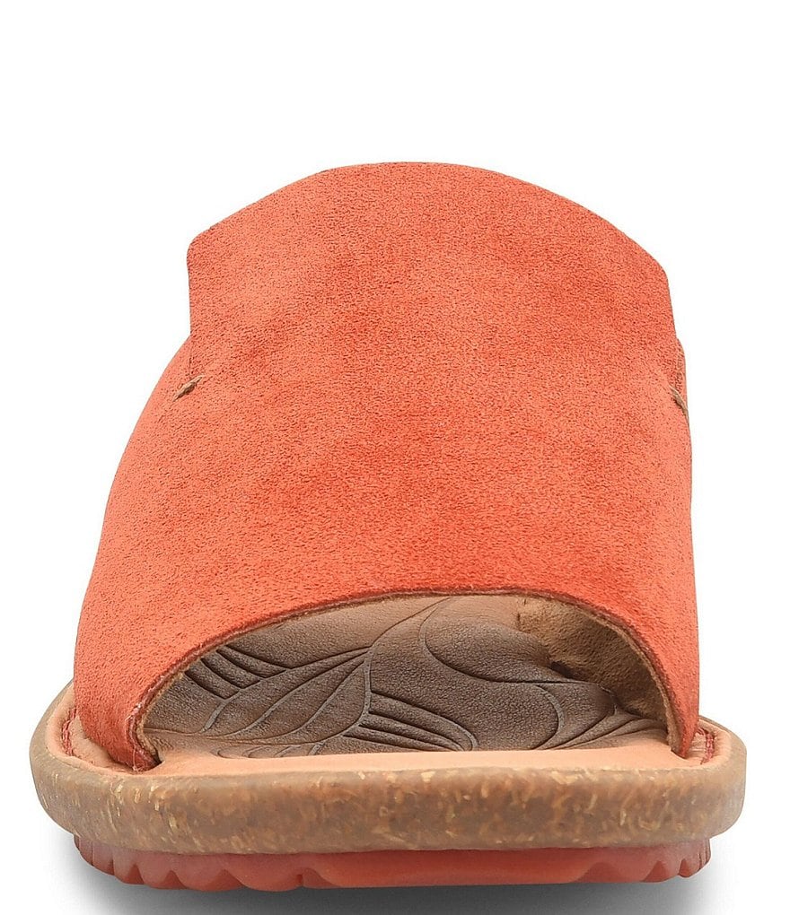 Born Mesilla Suede Leather Slide-On Sandals