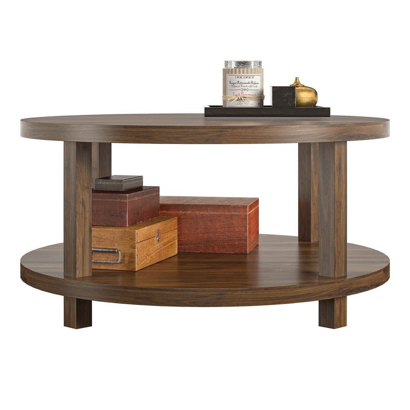 Oakdale Coffee Table Walnut - Novogratz
