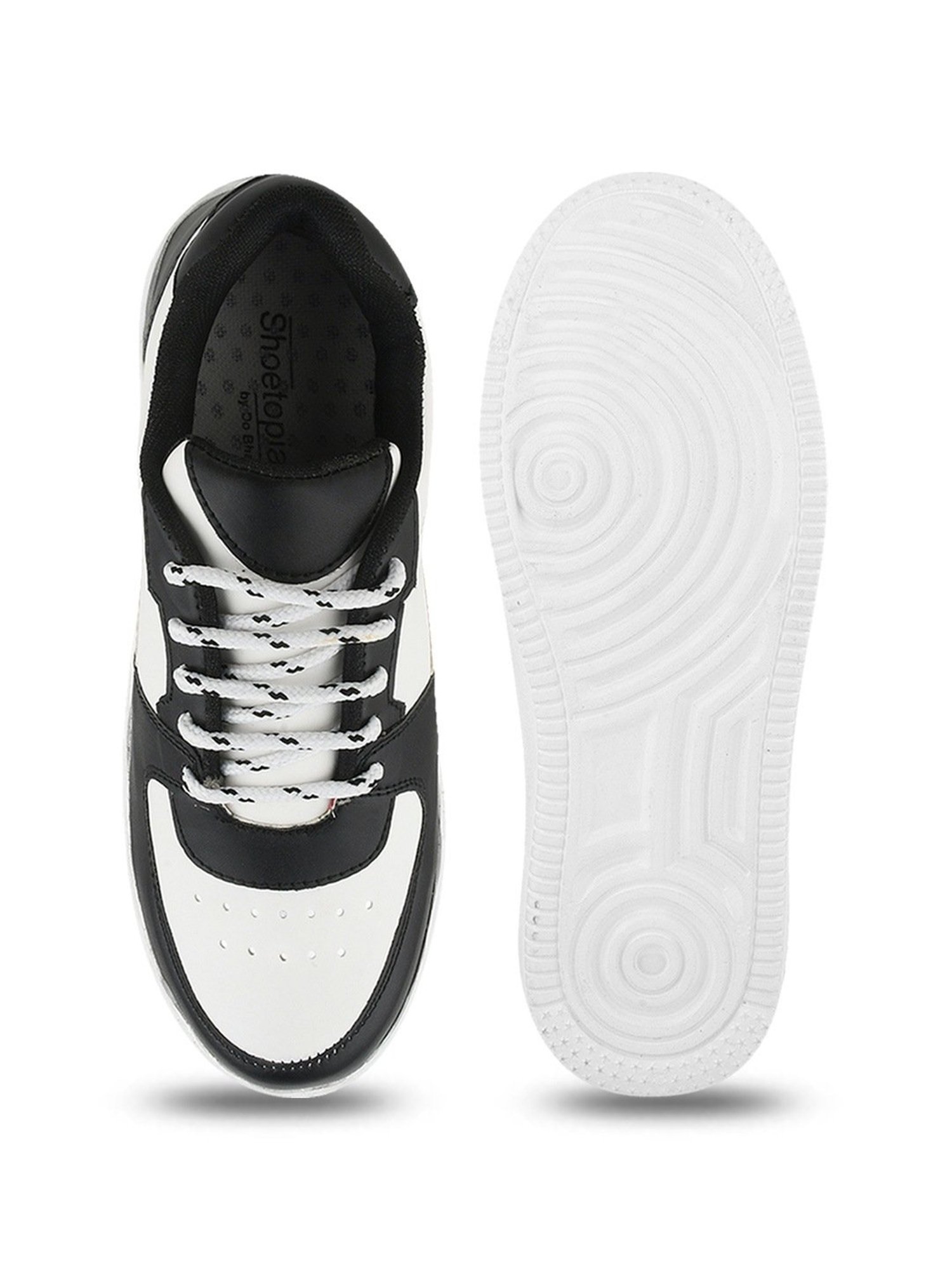 Shoetopia Women's Black Sneakers