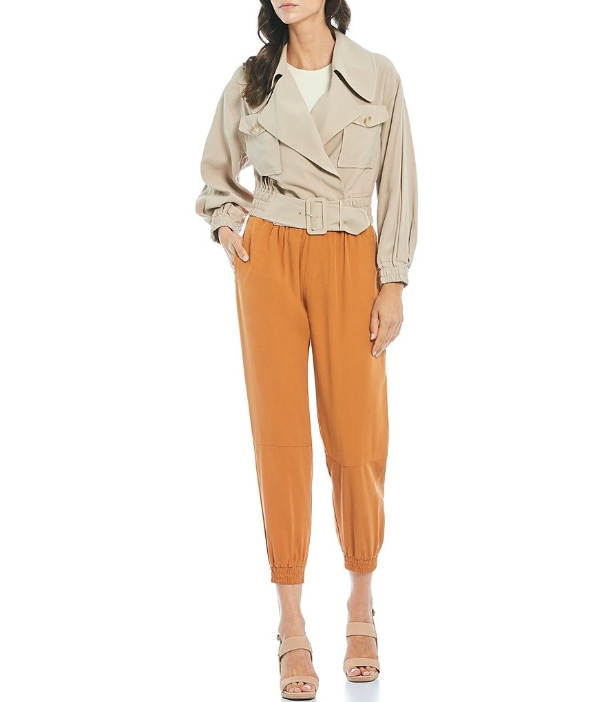 Gibson & Latimer Short Belted Trench Jacket