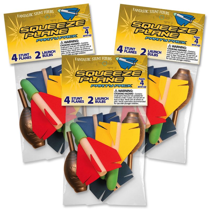 Stomp Rocket Stunt Planes and Bonus Party Pack