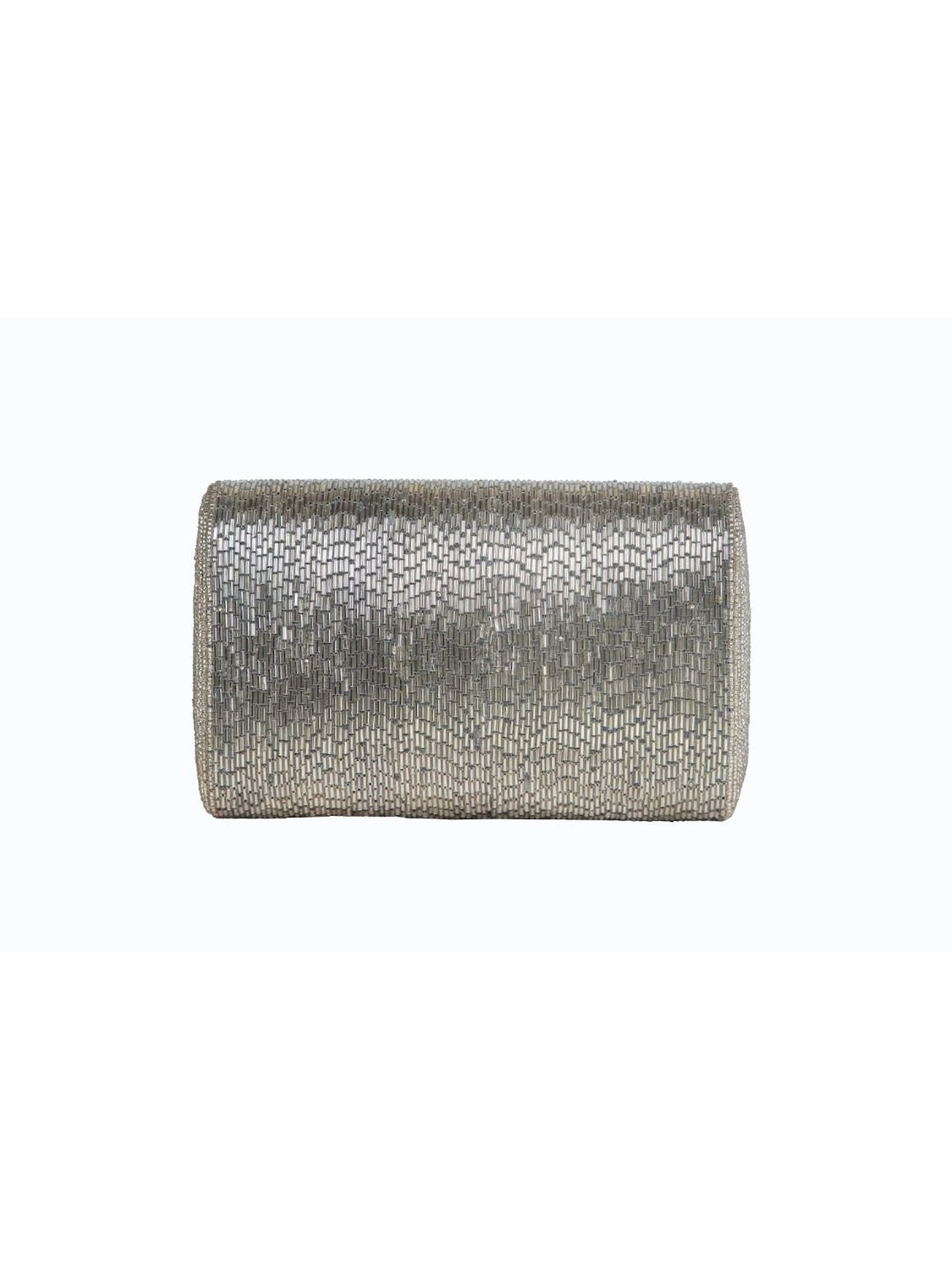 Tarini Nirula Silver Embellished Clutch