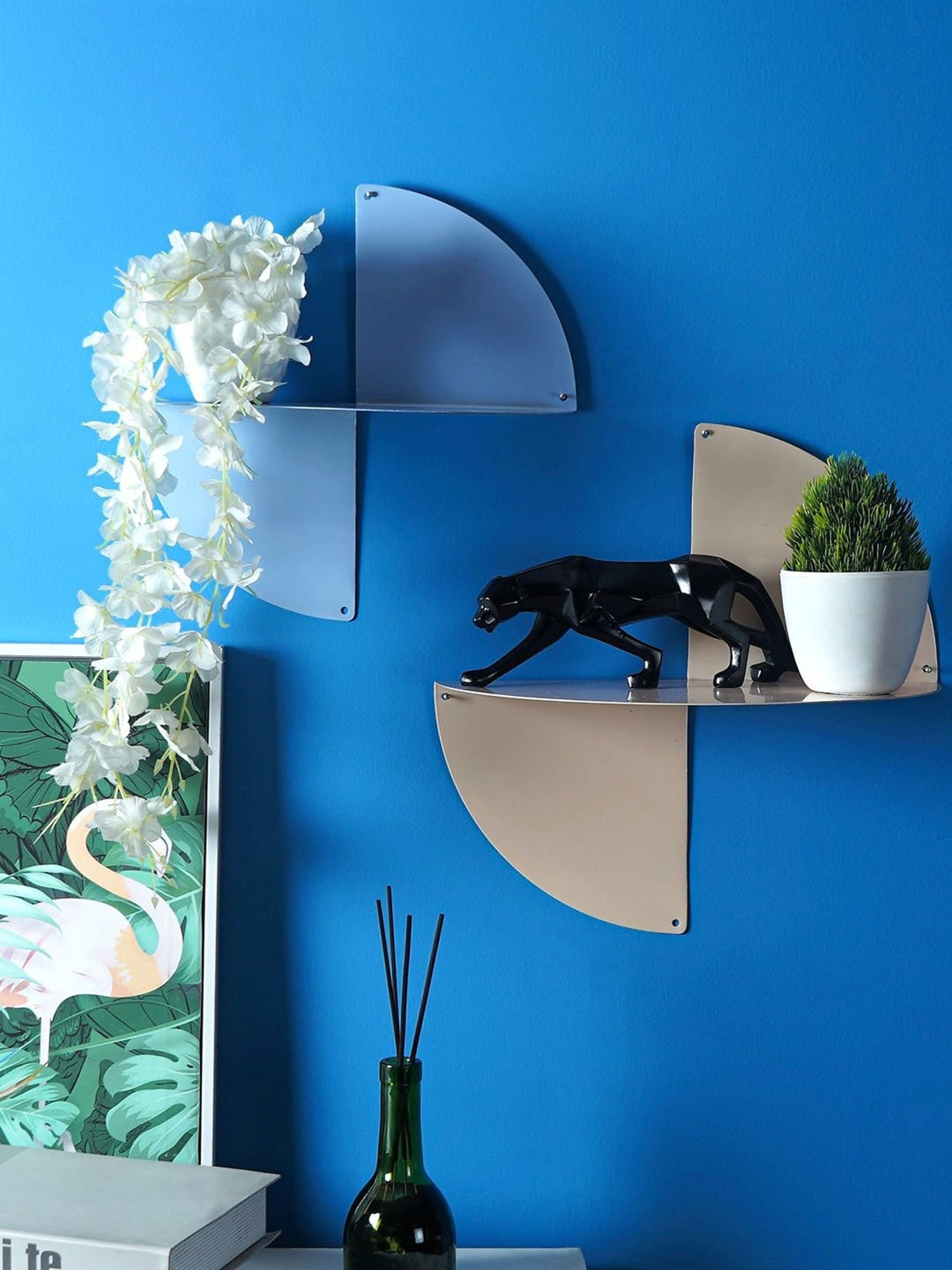 Nilkamal Cora White Engineered Wood TV Entertainment Unit with 2 Shelves