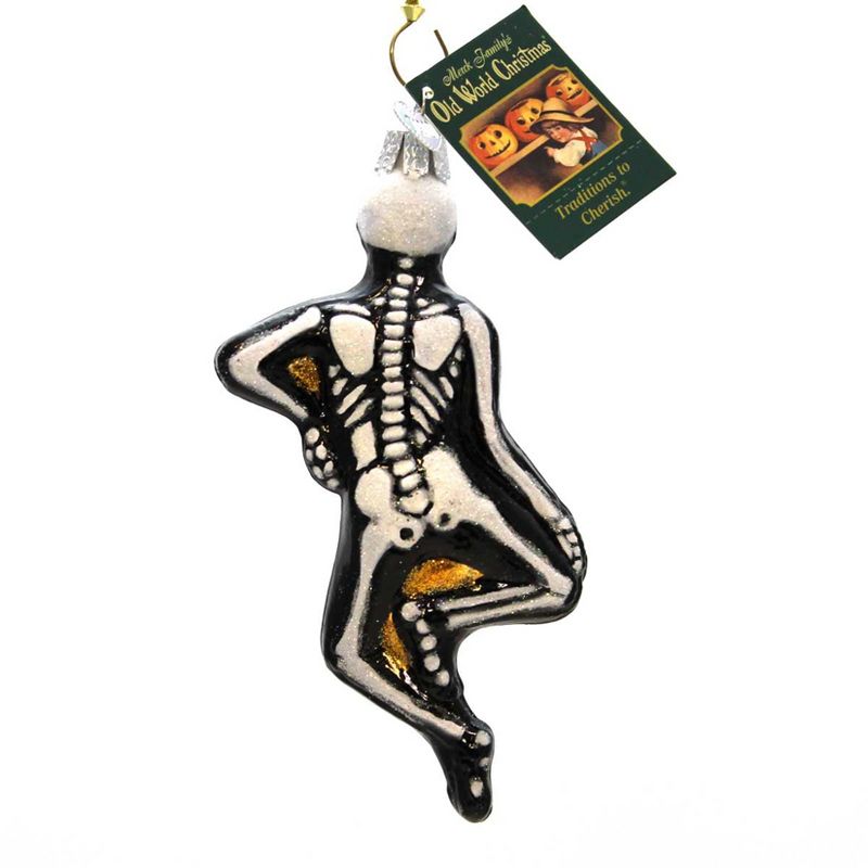 Old World Christmas 5.5" Mr Bones Halloween Spooky Skeleton  -  Tree Ornaments