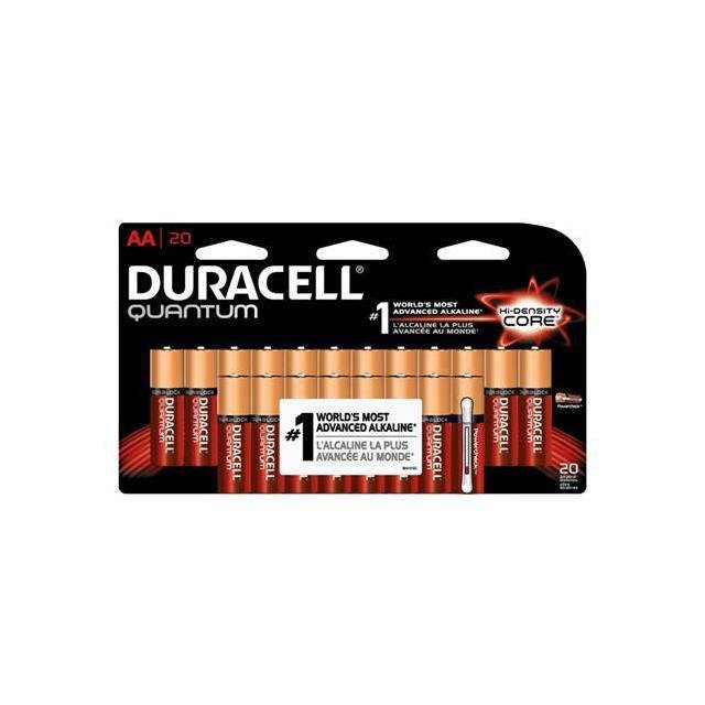 Duracell Quantum Alkaline Batteries, AAA 20 pack