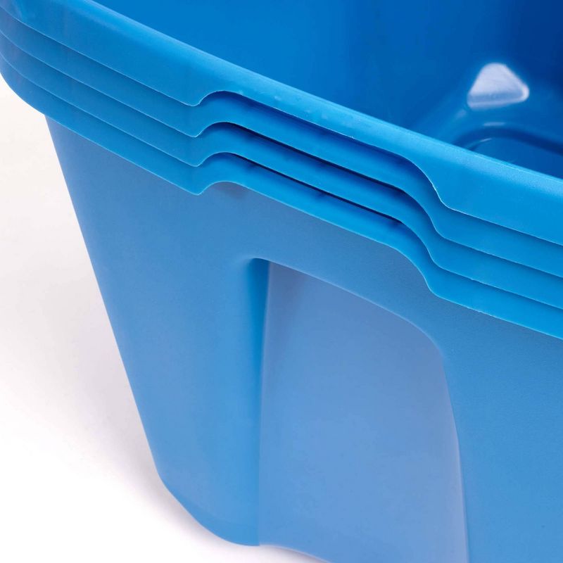 4pk 18gal Storage Tote - Homz