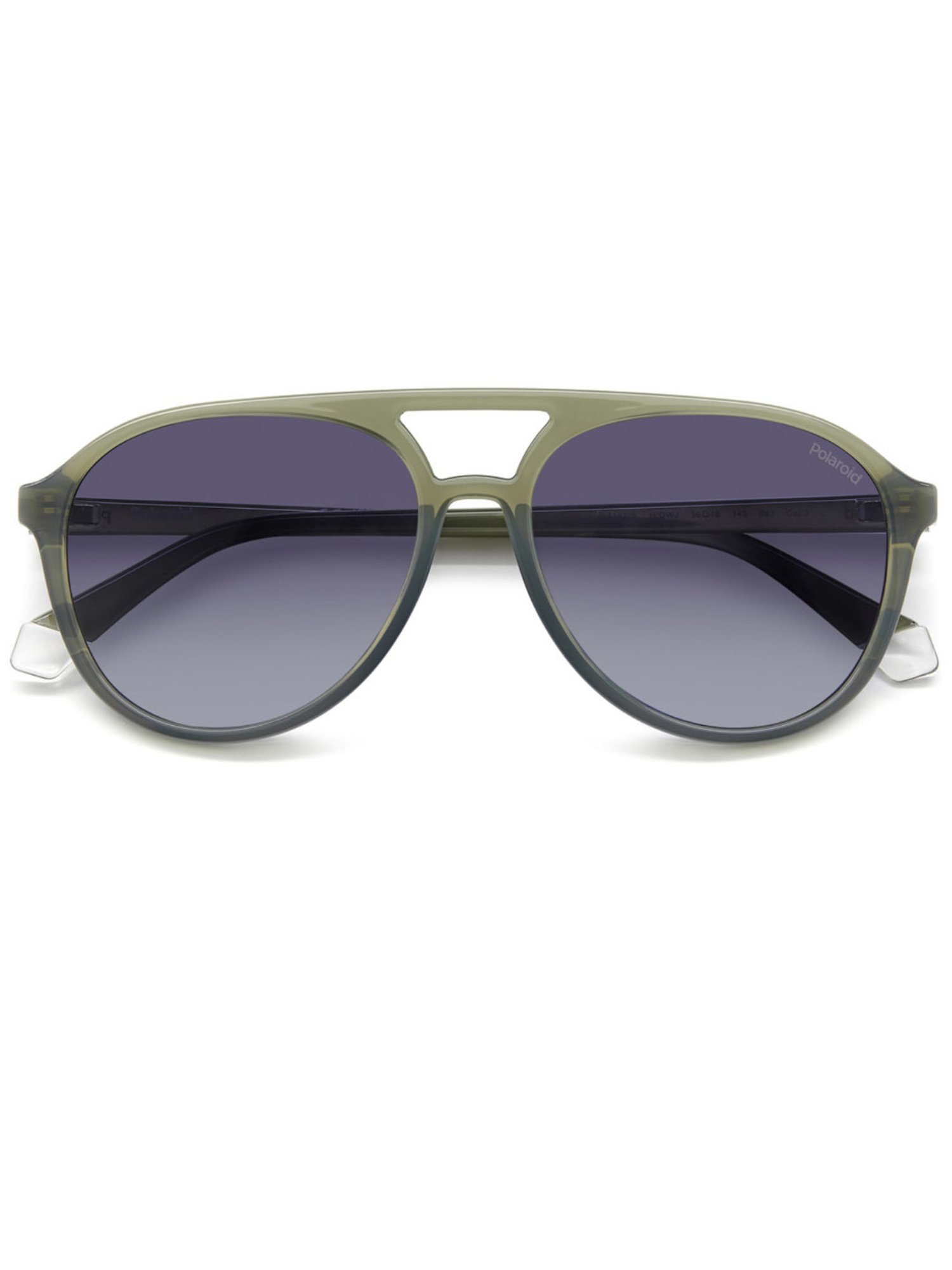 Polaroid Grey Oval UV Protection Unisex Sunglasses
