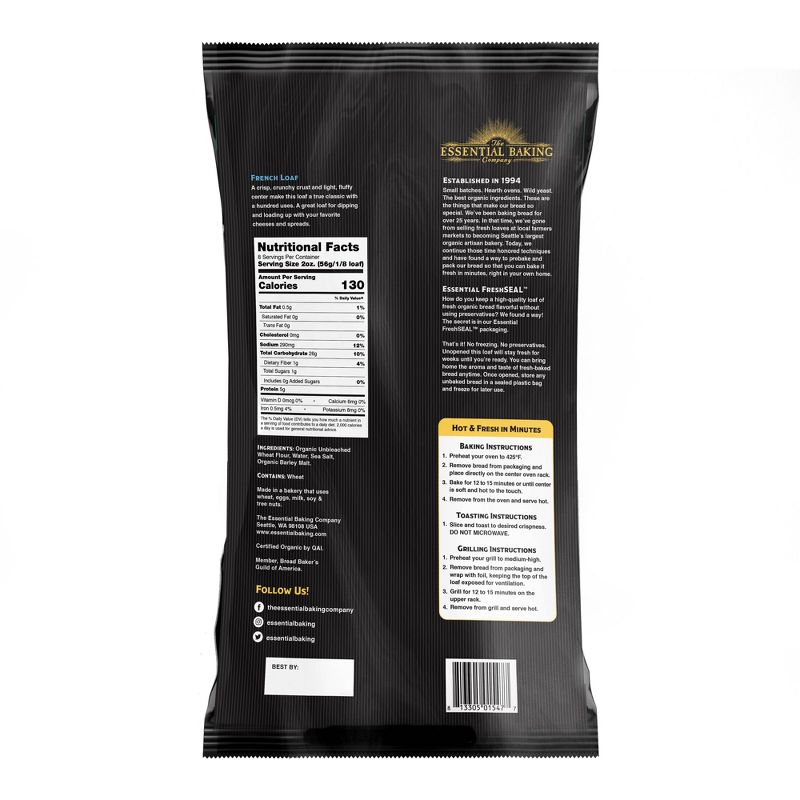 The Essential Baking Company Take & Bake French Bread - 16oz