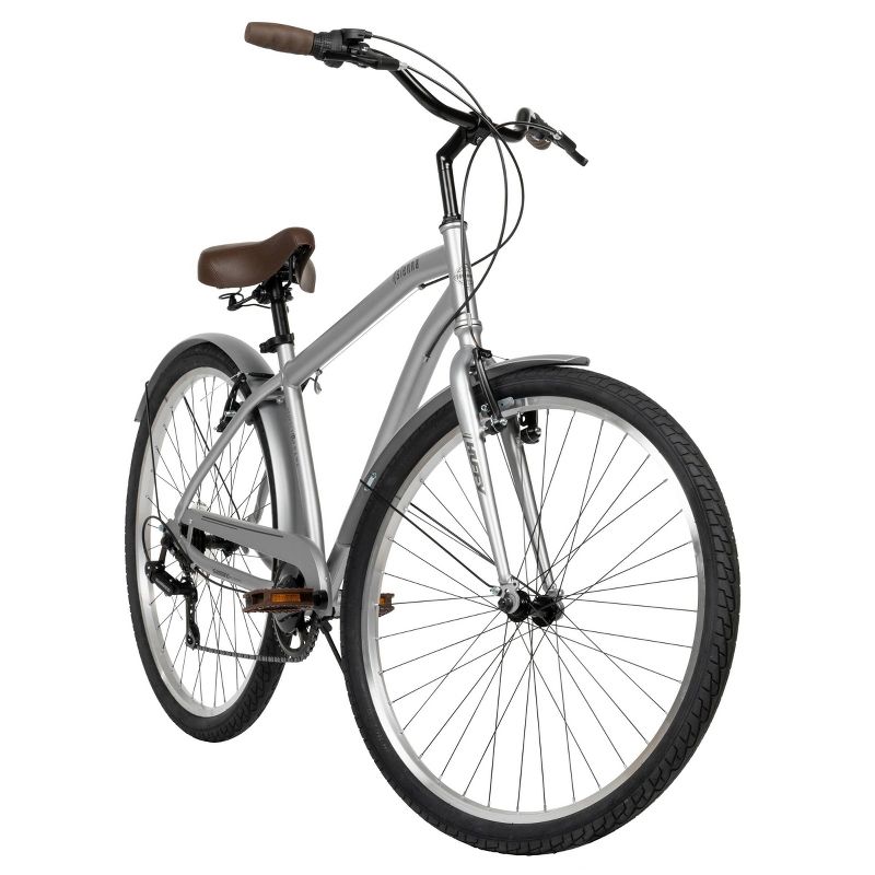 Huffy Men's Sienna 27.5" Comfort Hybrid Bike - Silver