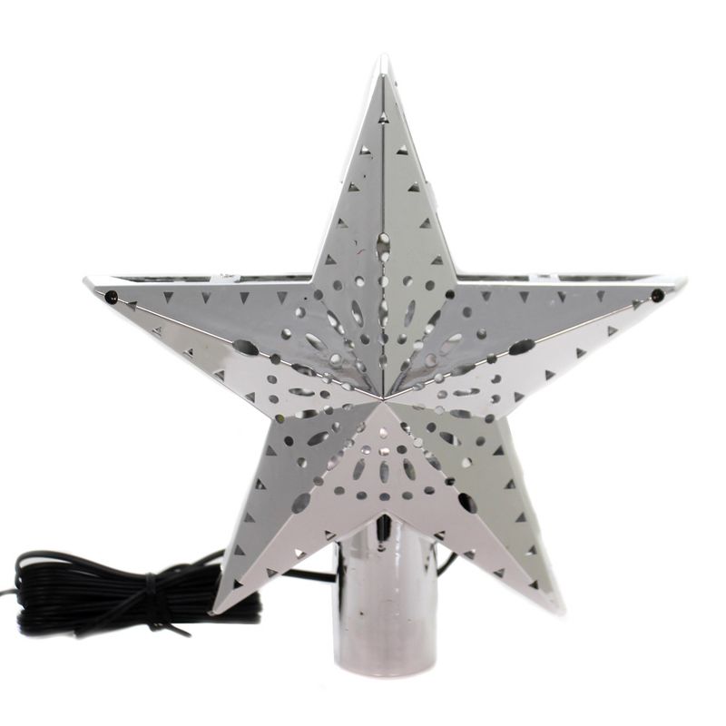 Tree Topper Finial 8.75" Kaleidoscope Tree Topper Led Projections  -  Tree Toppers