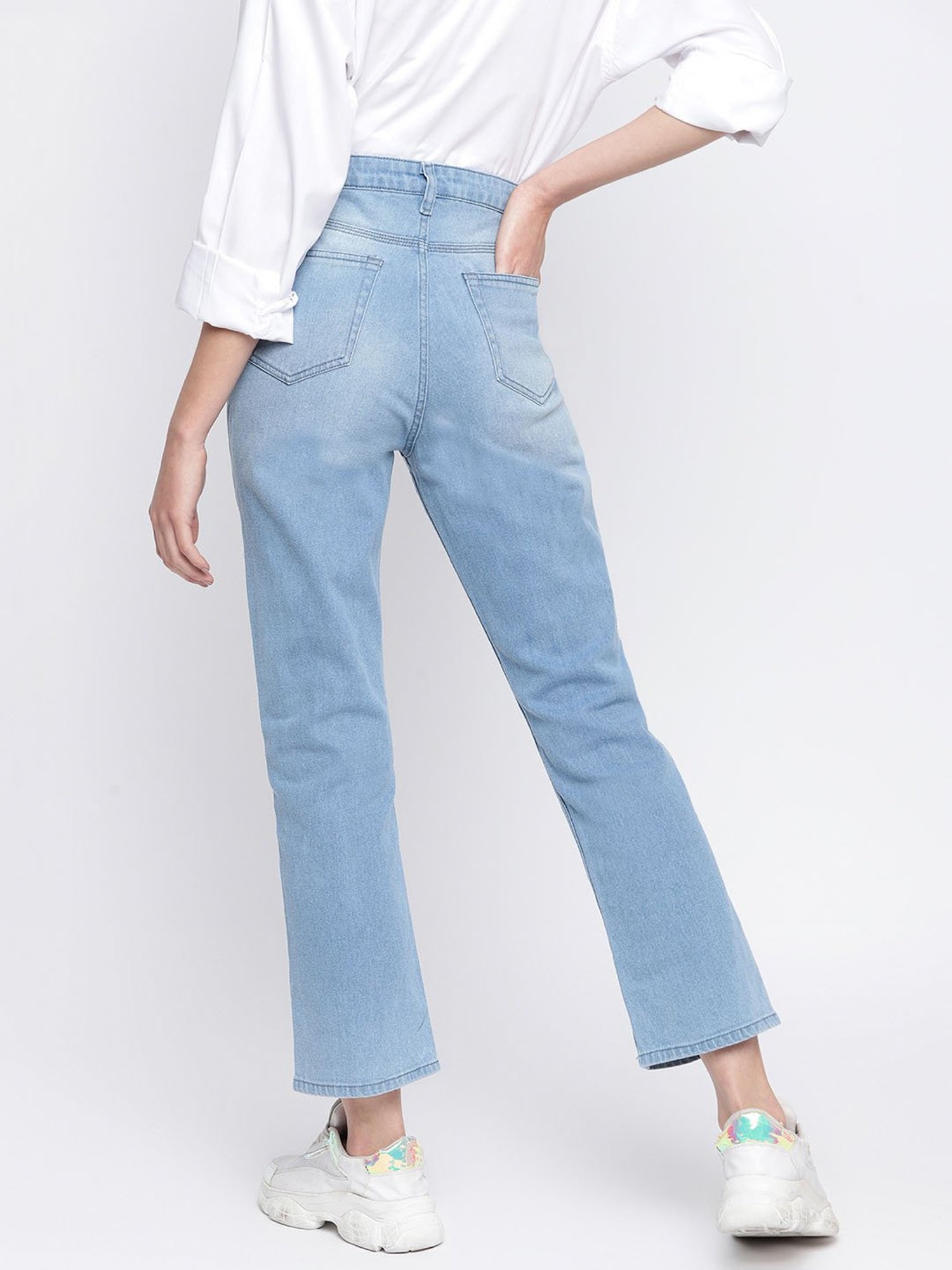 Tales & Stories Blue Distressed Jeans