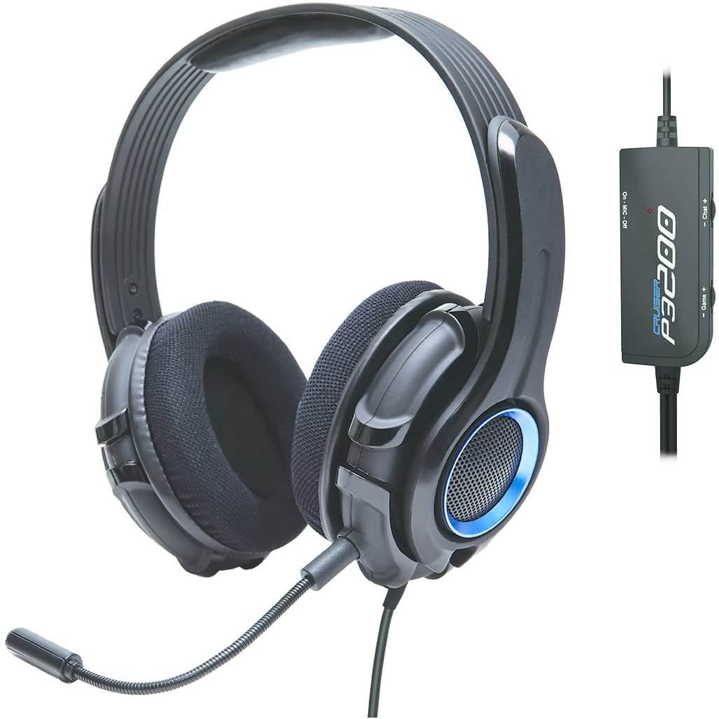GamesterGear Cruiser P3200 Stereo Gaming Headset with Detachable Boom Microphone for PS3/PS4 Console and PC