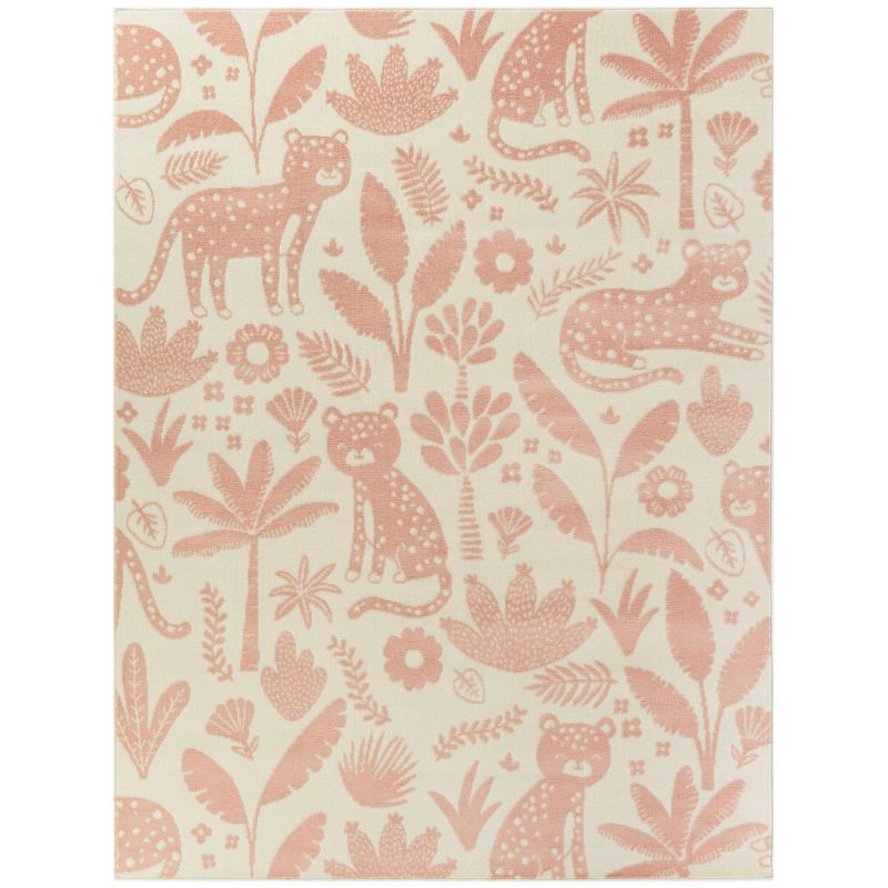 4'1"x5'6" Jungle Pink Rug - Balta Rugs