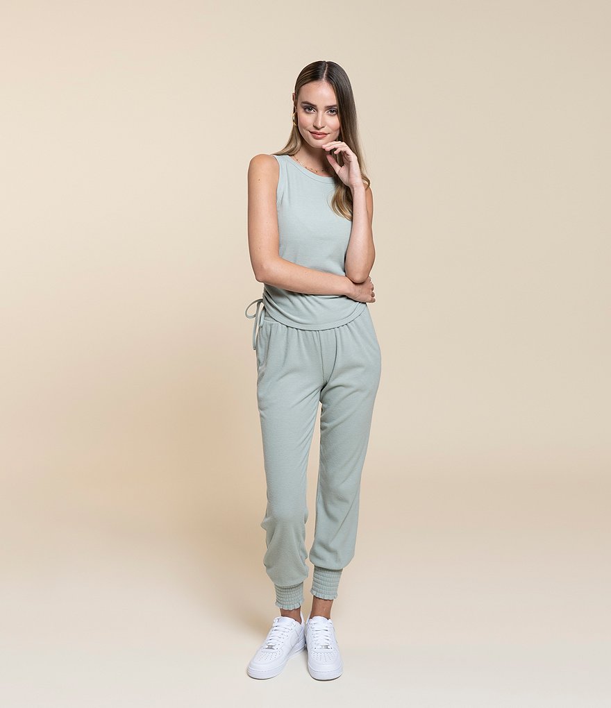 Sanctuary Perfect Knit Elastic Waist Pull-On Coordinating Sweatpants