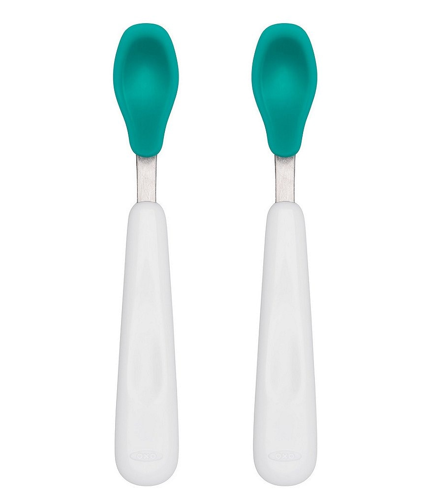 OXO Tot Feeding Spoon Set with Soft Silicone