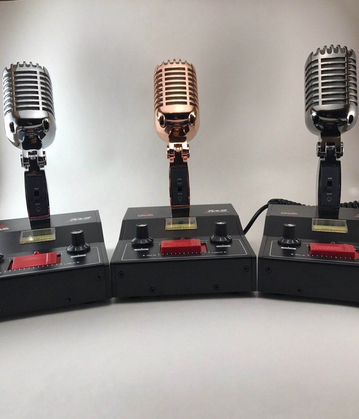 5 Pin Cobra 2000GTL DELTA M2 BLACK CHROME AMPLIFIED BASE MICROPHONE CB HAM MIC