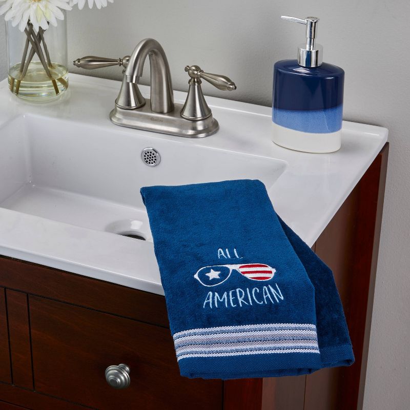 2pc All American Sunglasses Hand Towel Set - SKL Home