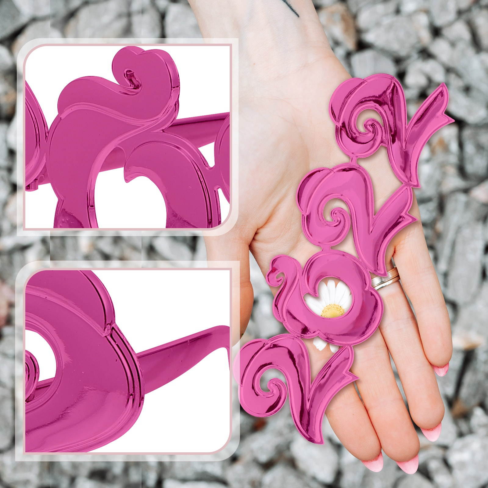 4pcs Lightweight  Practical  Reusable Party Prop Party Ornament for Family  Friends  Co-worker