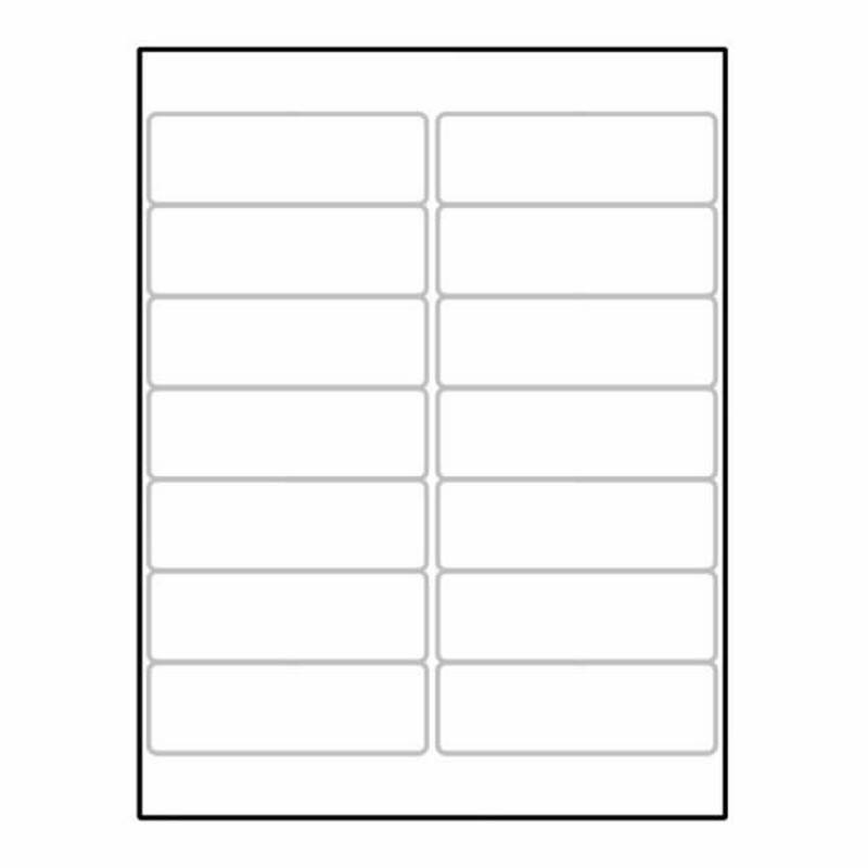 Laser Label Sheet, 4" x 1-1/3" Laser Finish, Flat Sheet and Pre-Die Cut Labels (Box of 100)