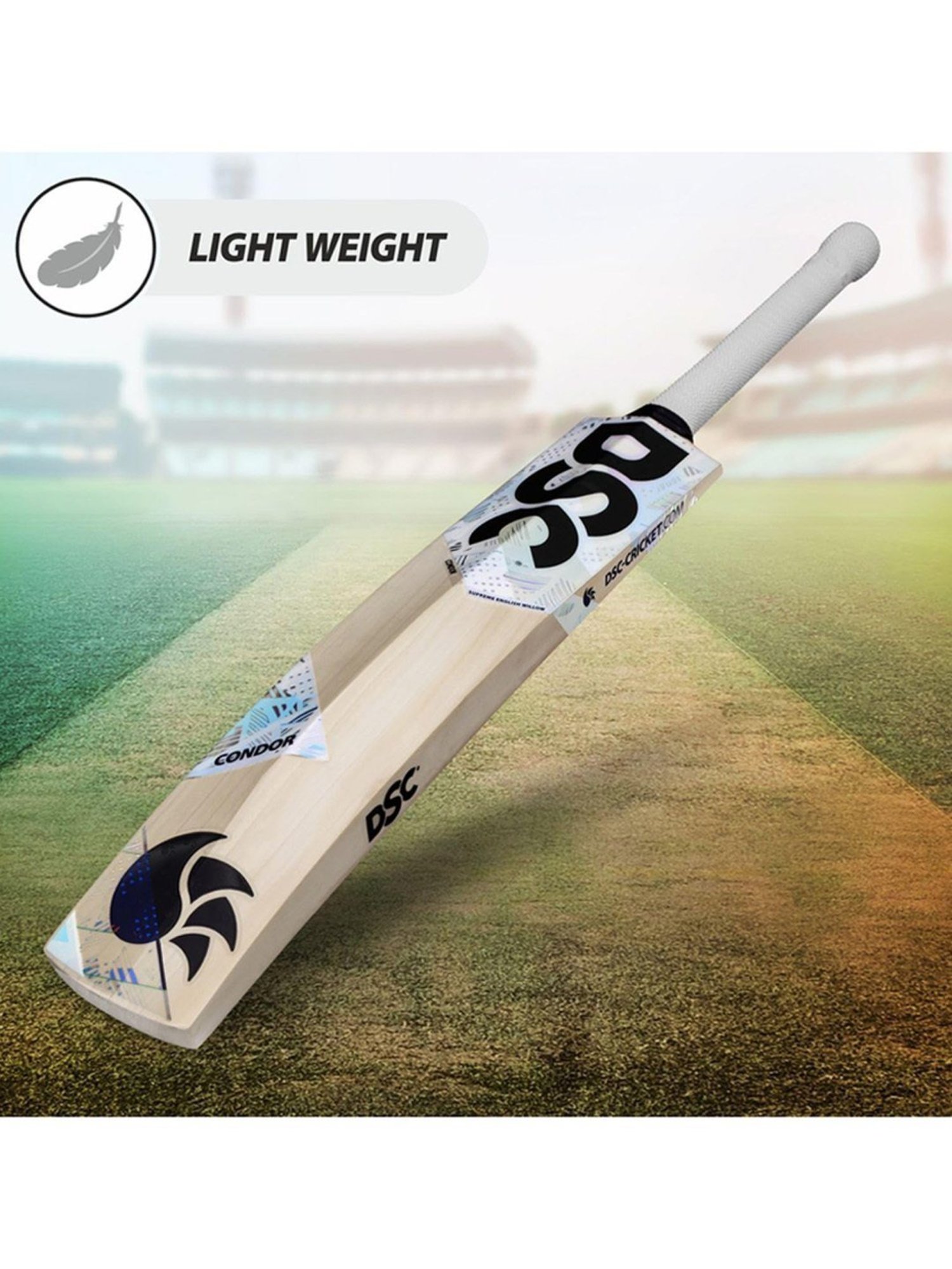 DSC Condor Motion Grade 3 English Willow Cricket Bat Size - Short Handle