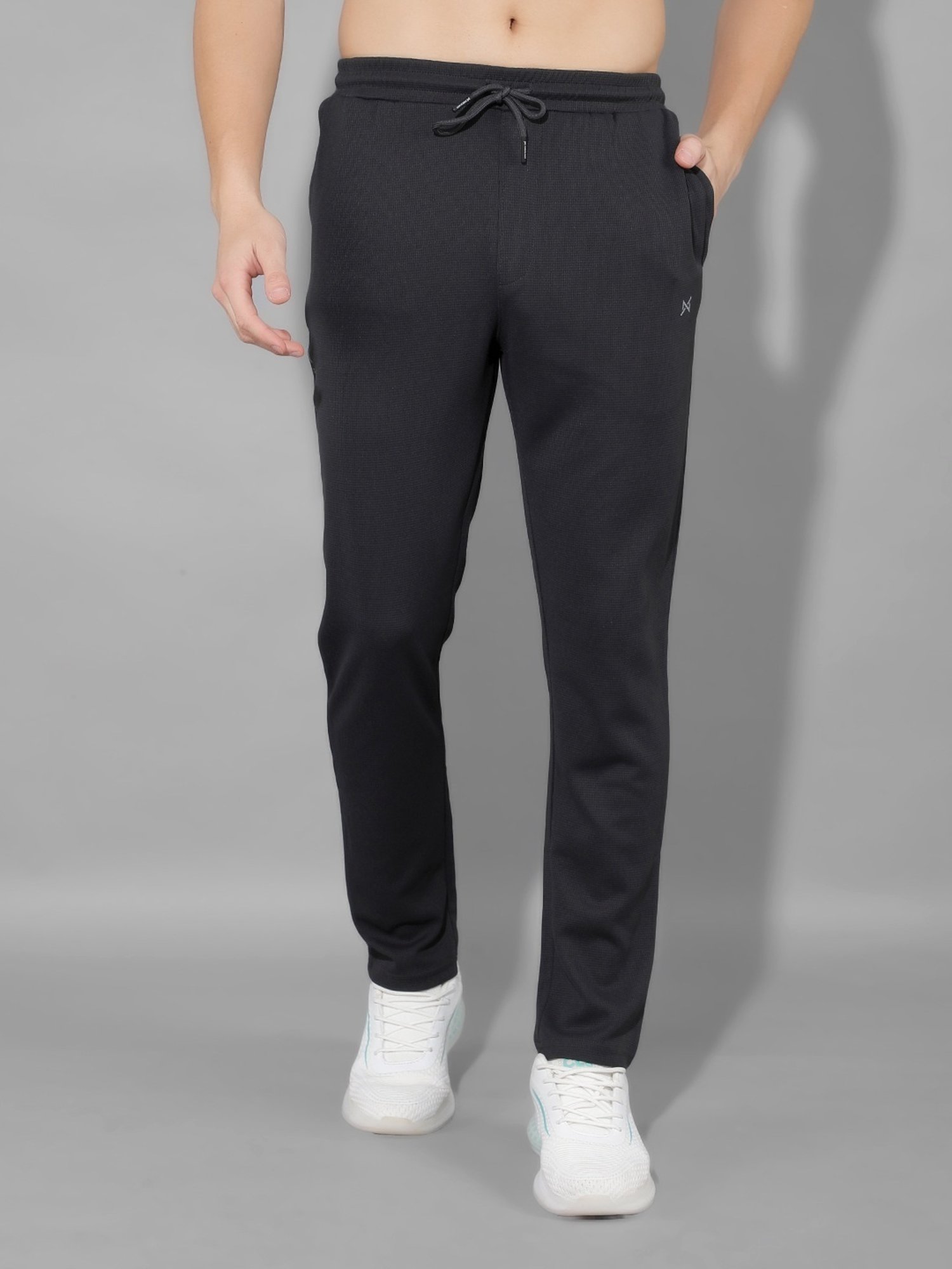 Force NXT Coal Regular Fit Sports Trackpants