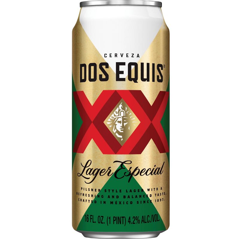 Dos Equis Mexican Lager Beer - 4pk/16 fl oz Cans