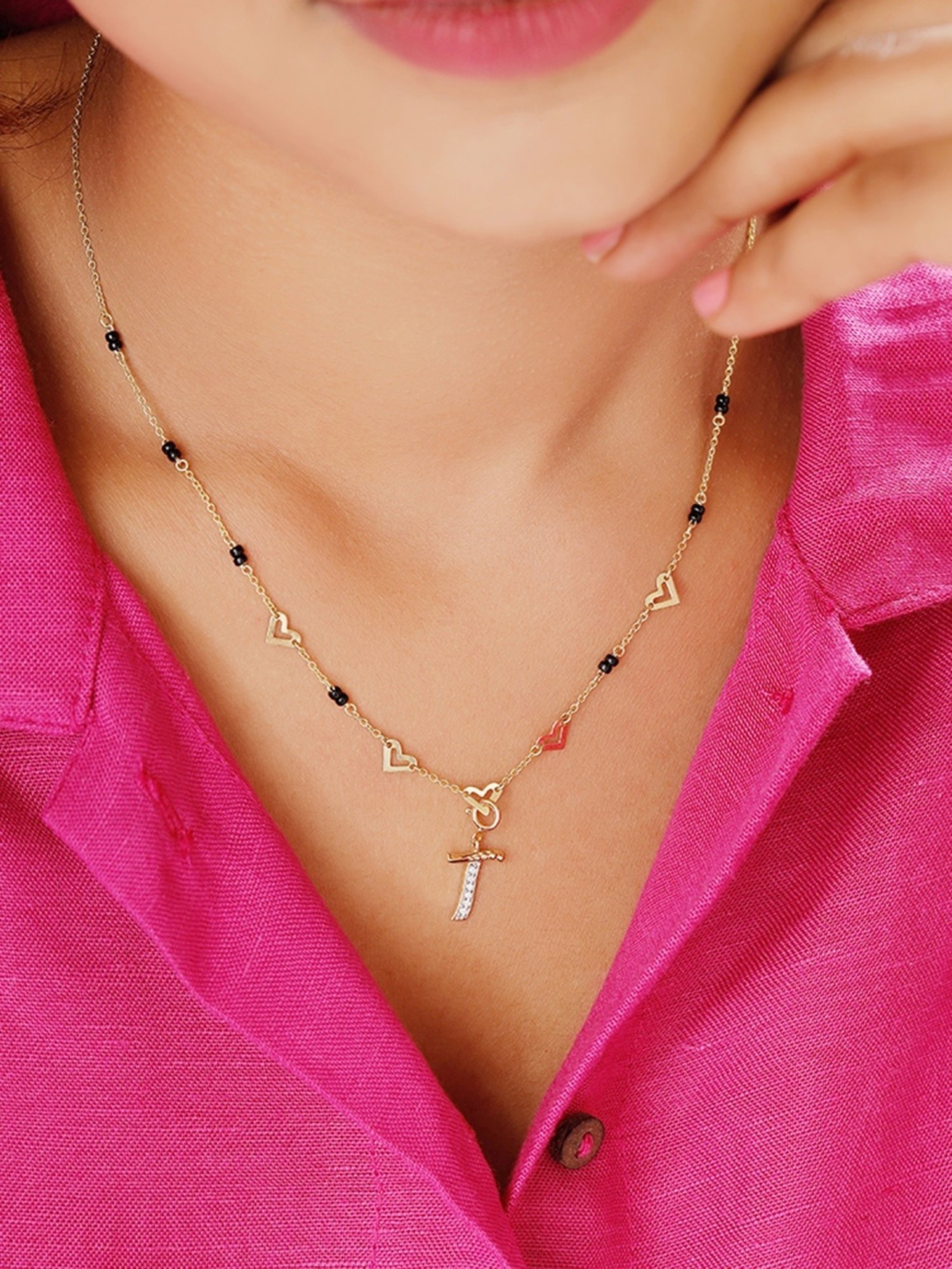 Mia Sutra DIY with Alphabet Charms- T