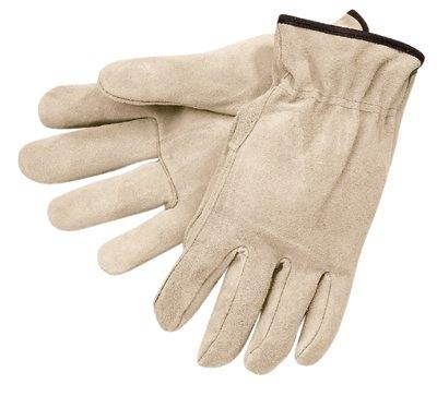 Memphis Grain Goatskin Driver Gloves White Extra-Large 12 Pairs 3601XL