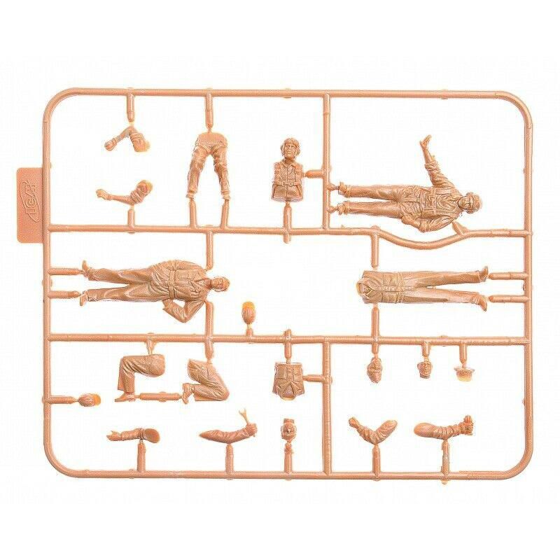 ICM Models 48083 USAAF Pilots and Ground Personnel 1941-1945 1/48 Scale Model Kit