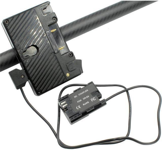 GyroVu AB Battery Carbon Fiber Mount and D-Tap to LP6 Cable for DJI Ronin Gimbal