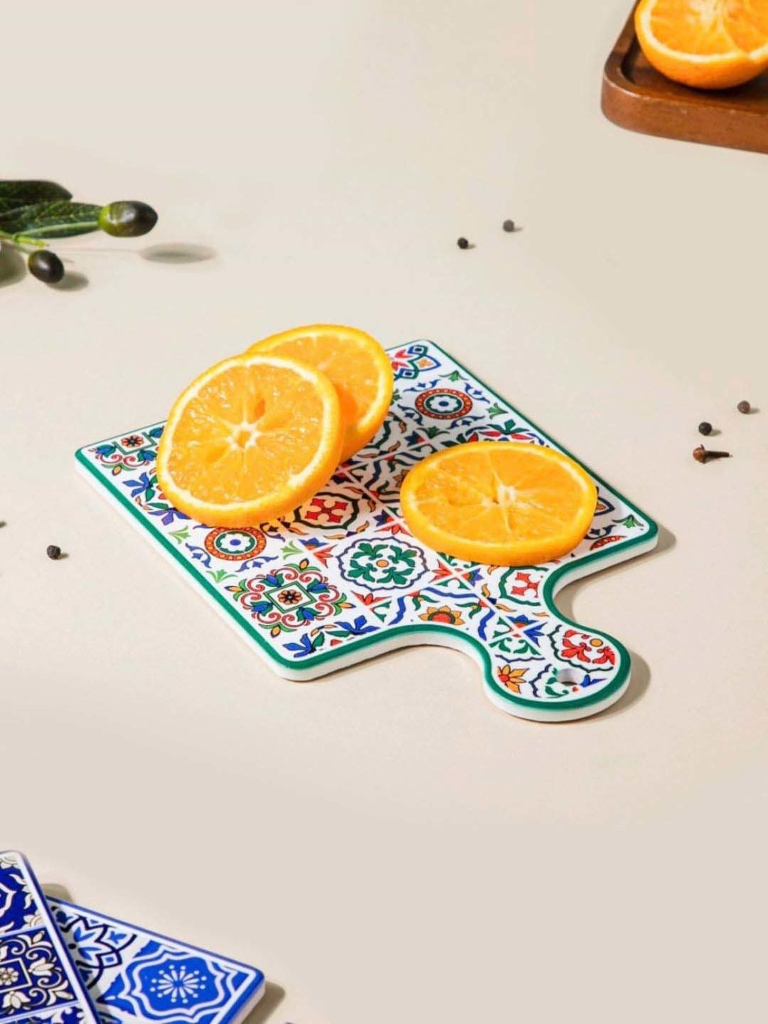 ICRAFT Multicolor Mdf Mor Series Trivets - Set of 4