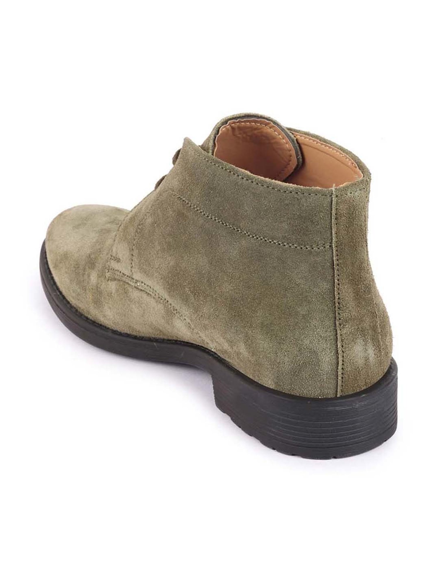 Fausto Men's Olive Chukka Boots