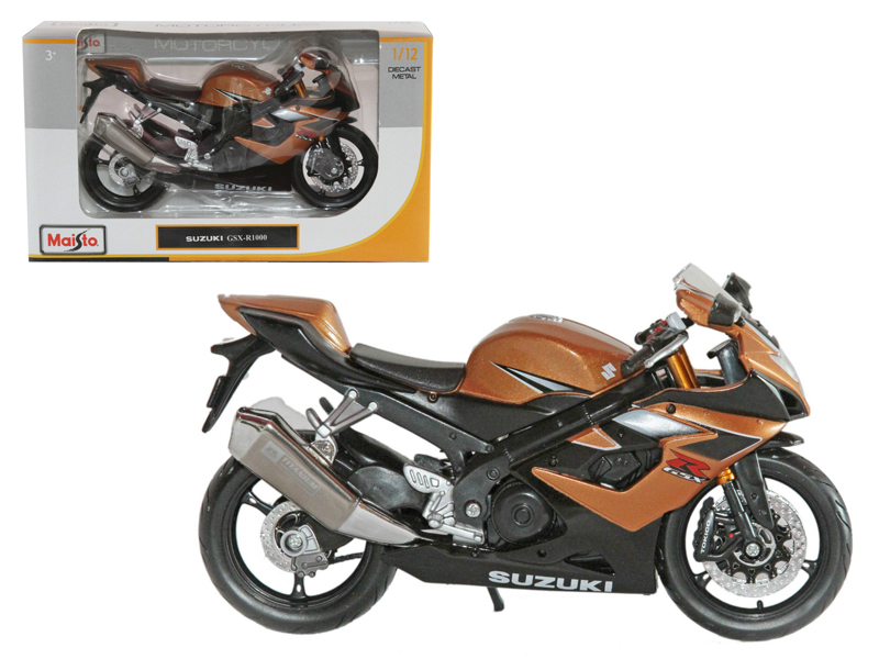 Suzuki V-Strom 1000 Red and Black with Plastic Display Stand 1/12 Diecast Motorcycle Model by Maisto