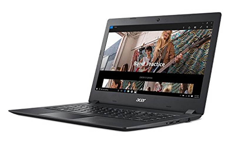 2018 Acer Aspire 1 14" FHD WLED Premium Laptop Computer, Intel Celeron N3450 Quad-Core up to 2.2GHz, 4GB RAM, 32GB eMMC + 128GB SD, 802.11ac WiFi, Bluetooth, USB 3.0, HDMI, Webcam, Windows 10 Home