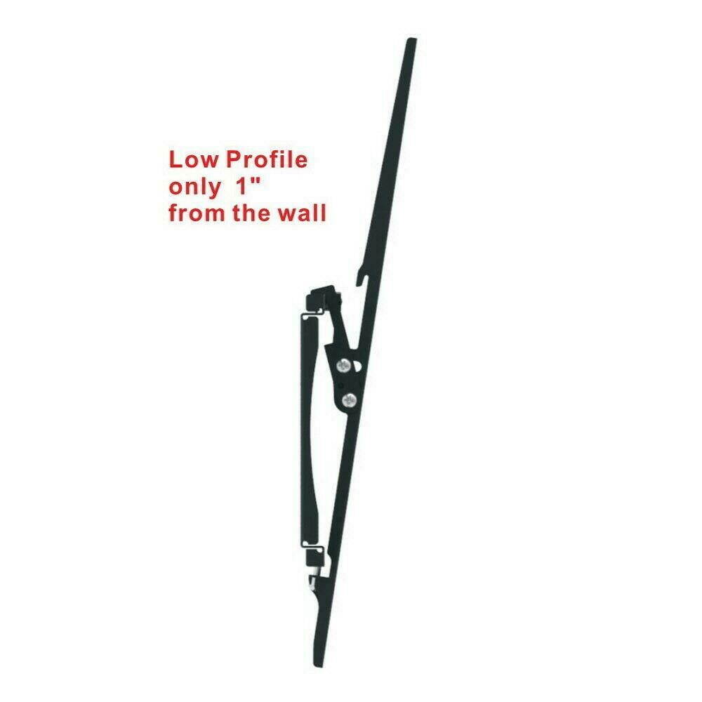 Flat TV Wall Mount Bracket 10&deg;Tilt Swivel for 32" 37" 42" 50" 55" 60" 65" 70"