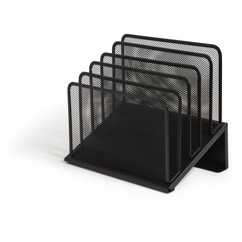 TRU RED 5 Compartment Wire Mesh File Organizer TR57554-CC
