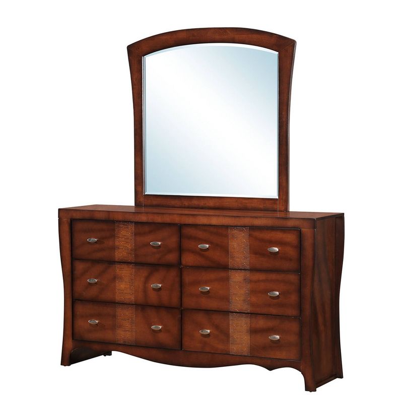 4pc King Jansen Panel Bedroom Set Espresso Brown - Picket House Furnishings